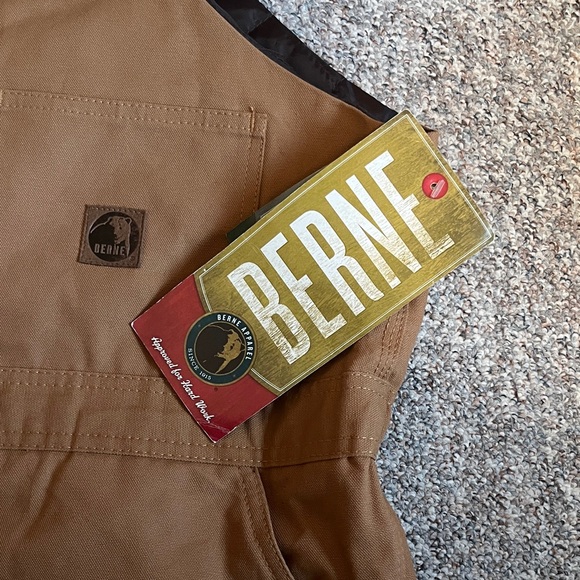 Men’s Brown Berne Insulated Overalls - Picture 3 of 6